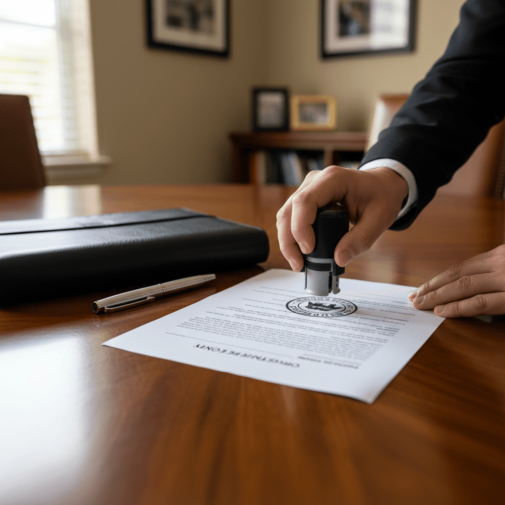 Mobile notary at your location